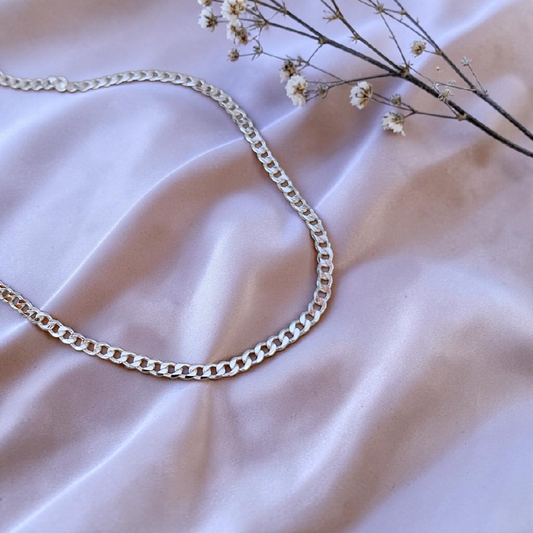 Corrente Elo 3x1 3mm - 60cm Prata 925