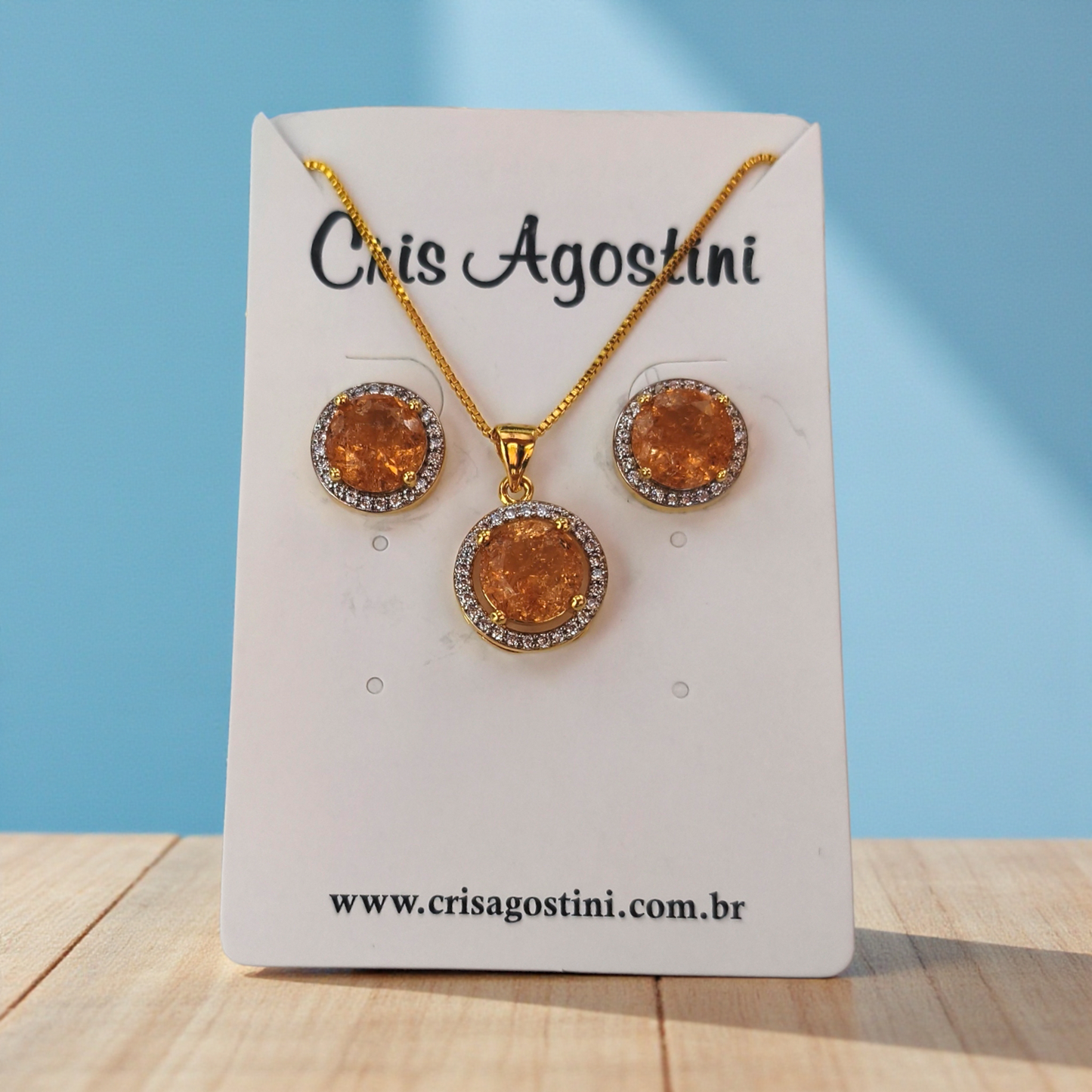 Conjunto Princesa Fusion Redondo Laranja