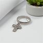 Anel Pingente Crucifixo