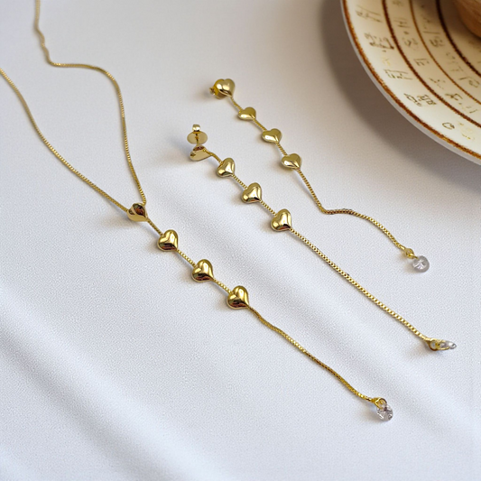 Conjunto Gravatinha Coração