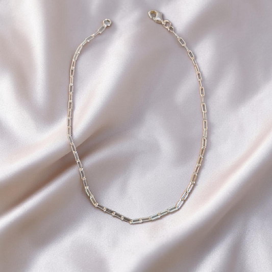 Pulseira Elo Carter 1mm Prata 925