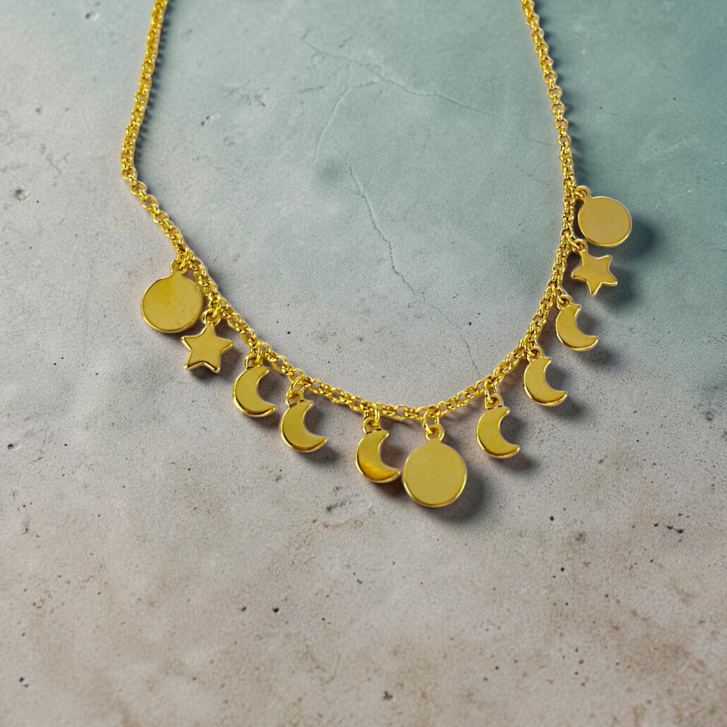 Tornozeleira Lua e Estrela