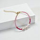 Pulseira Cristal Três Pérolas