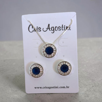 Conjunto Pizza Baguetes Princesa Prata 925