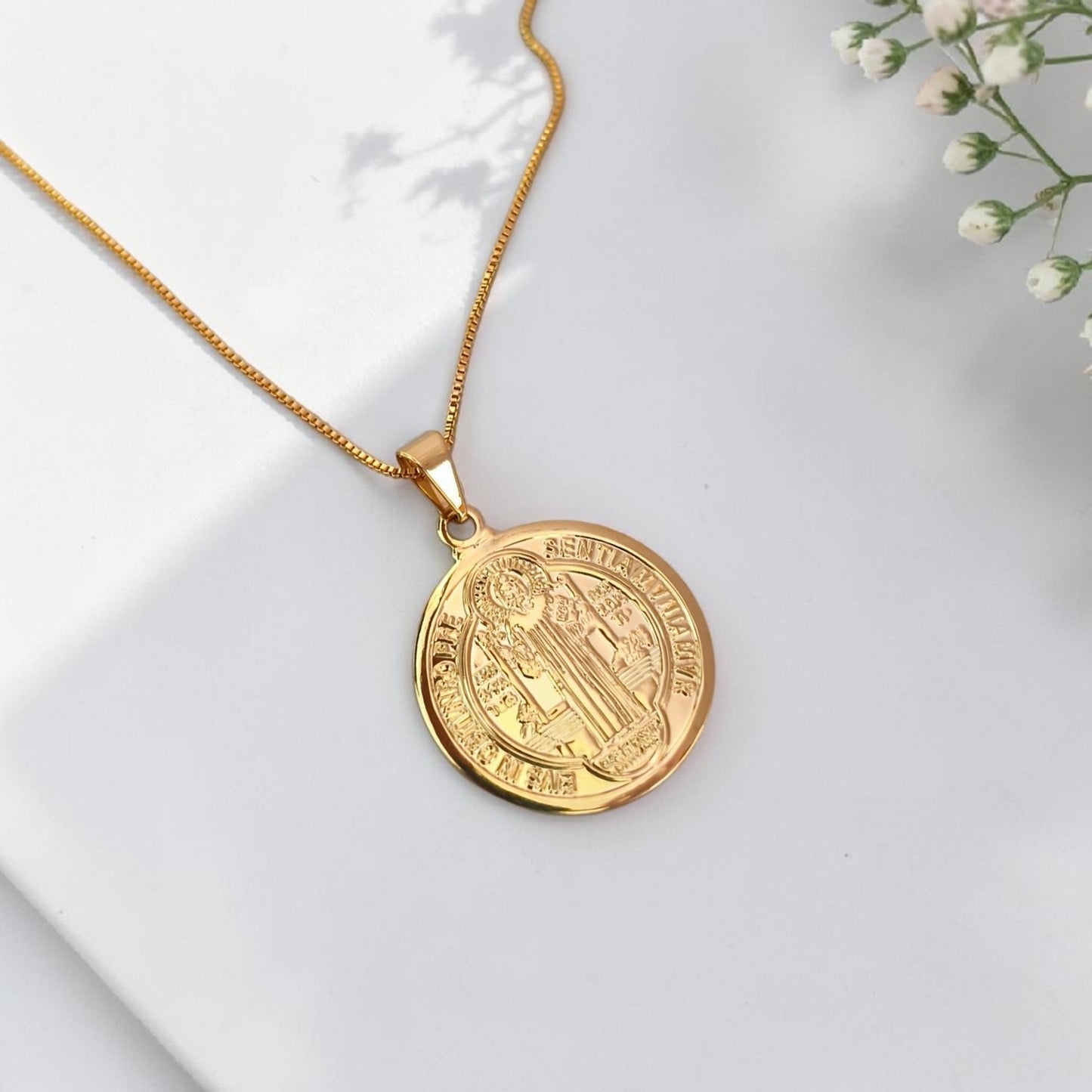 Colar São Bento Medalha 25mm