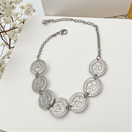 Pulseira Moedas Sequência