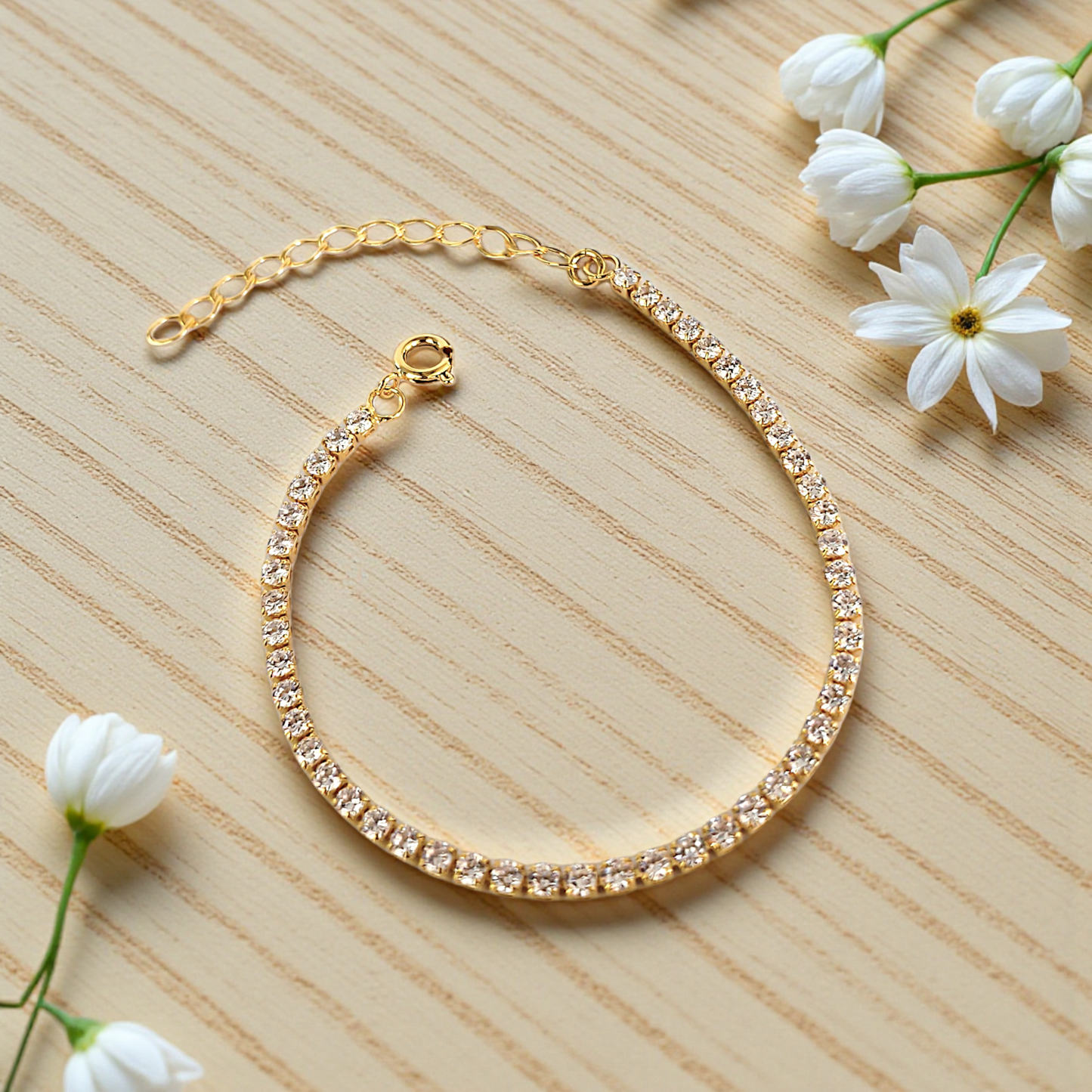 Pulseira Delicada Riviera 2mm