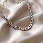 Corrente Elo 3x1 5mm - 60cm Prata 925