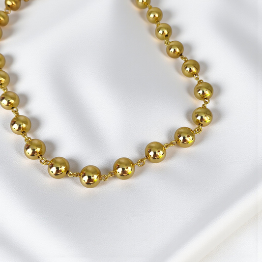 Colar Bolas 10mm