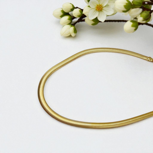 Colar Choker Fino Fio Alemão