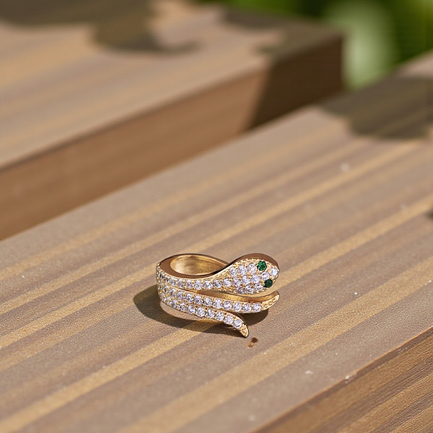 Brinco Piercing Fake Serpente Microzircônias