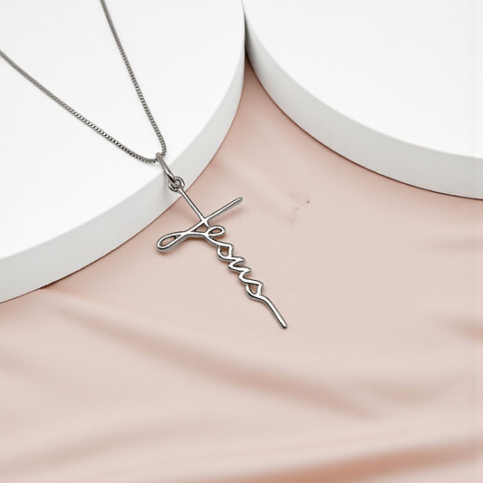 Colar Pingente Jesus Cursivo